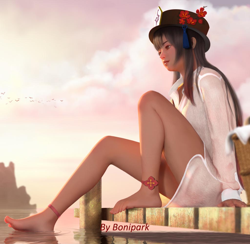 原神同人图：P站美图#午安原神【5月7日新】