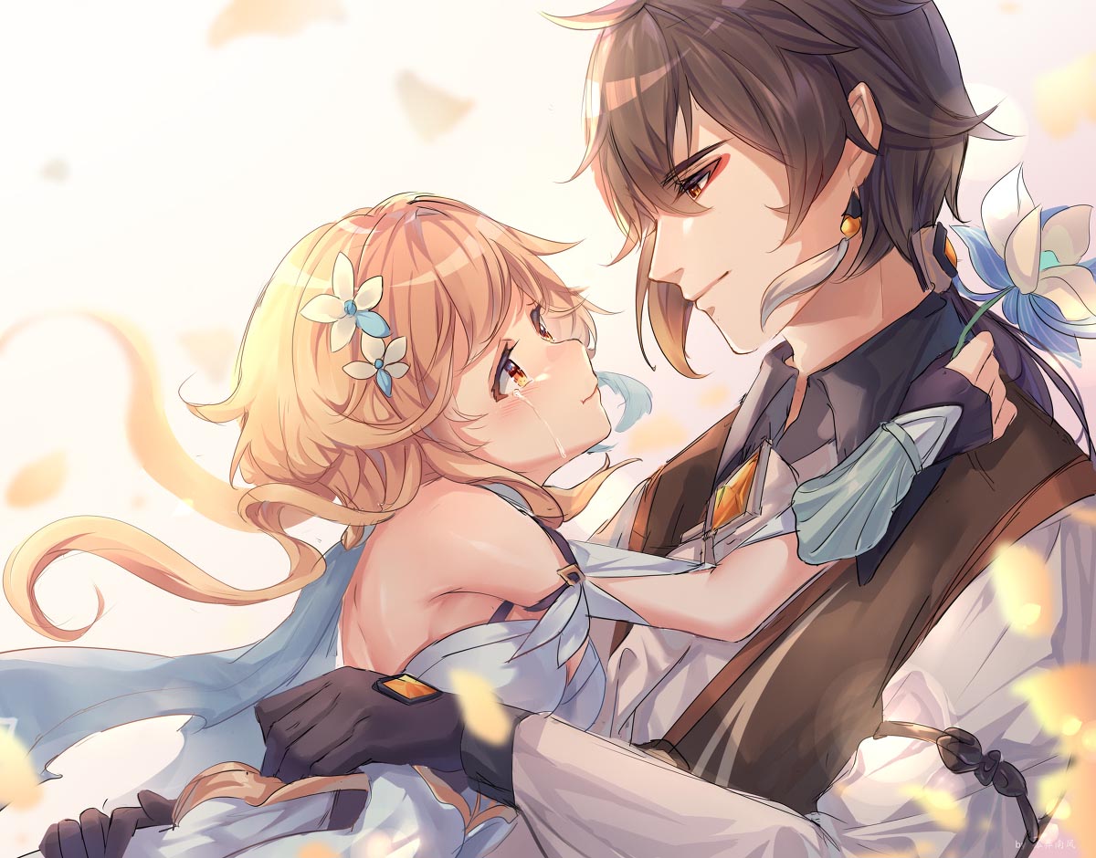 原神同人图：P站美图#晚安原神【5月7日新】