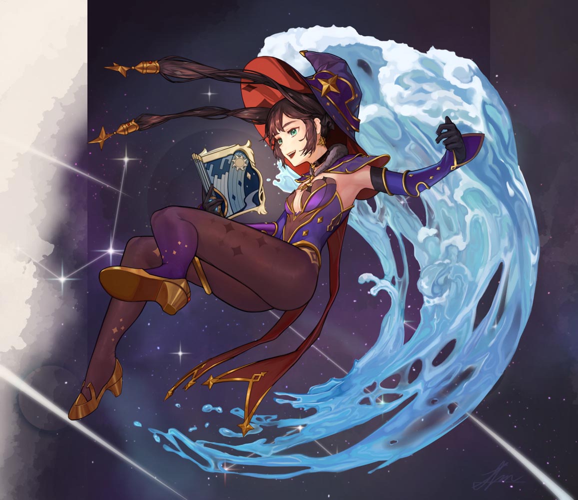 原神同人图：P站美图#晚安原神【5月7日新】