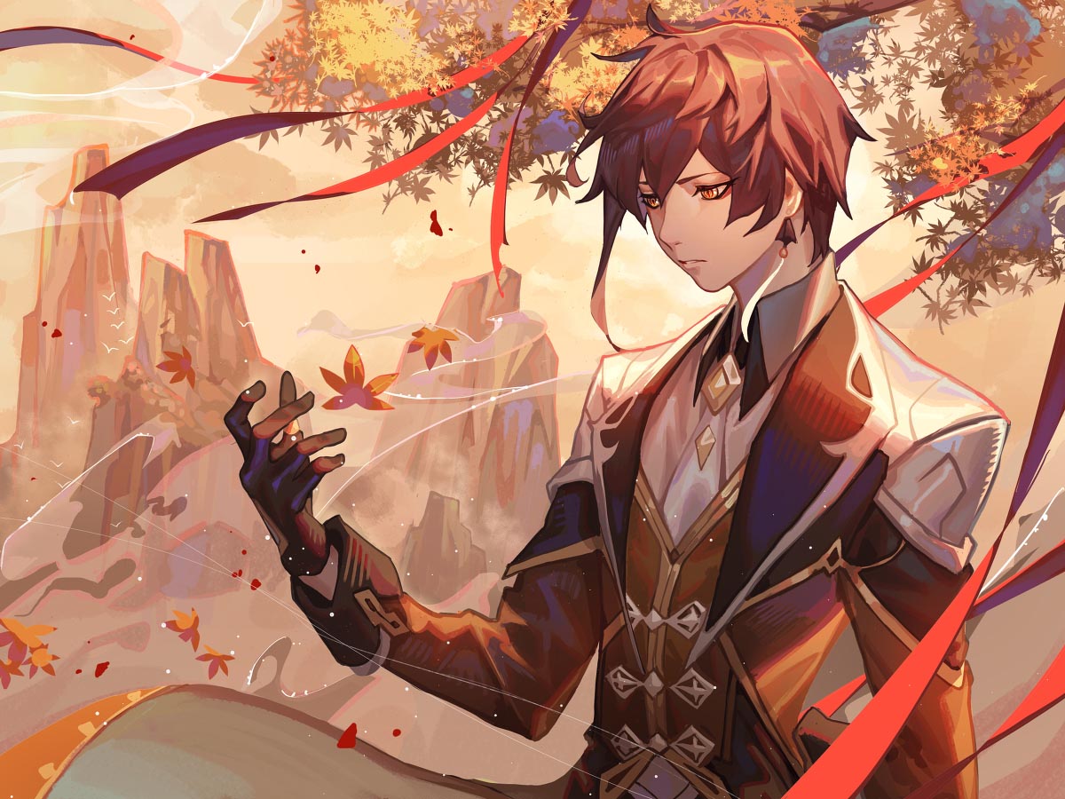 原神同人图：P站好图#晚安原神【5月8日新】