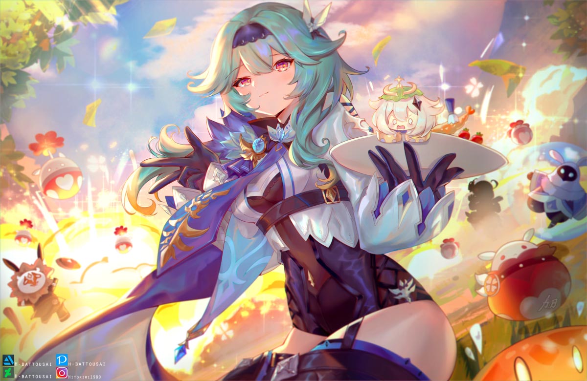 原神同人图：Pixiv精选#早安原神【5月11日新】