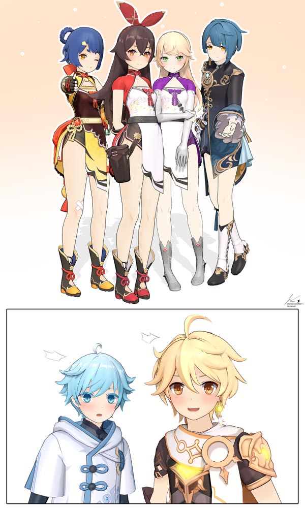 原神同人图：Pixiv精选#早安原神【5月11日新】