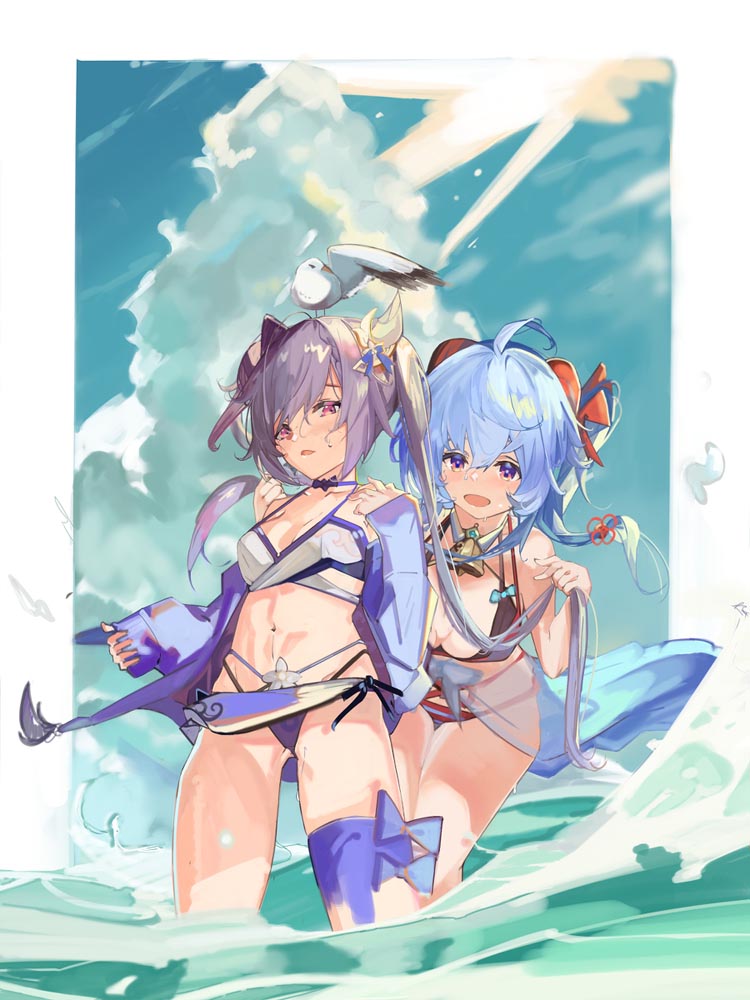 原神同人图：P站原神涩图#晚安原神【5月12日新】