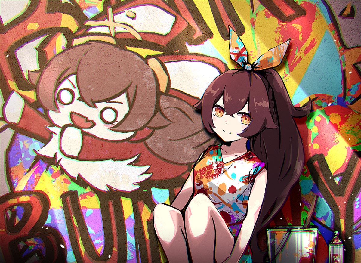 二次元美少女同人插画#早安原神【210519】