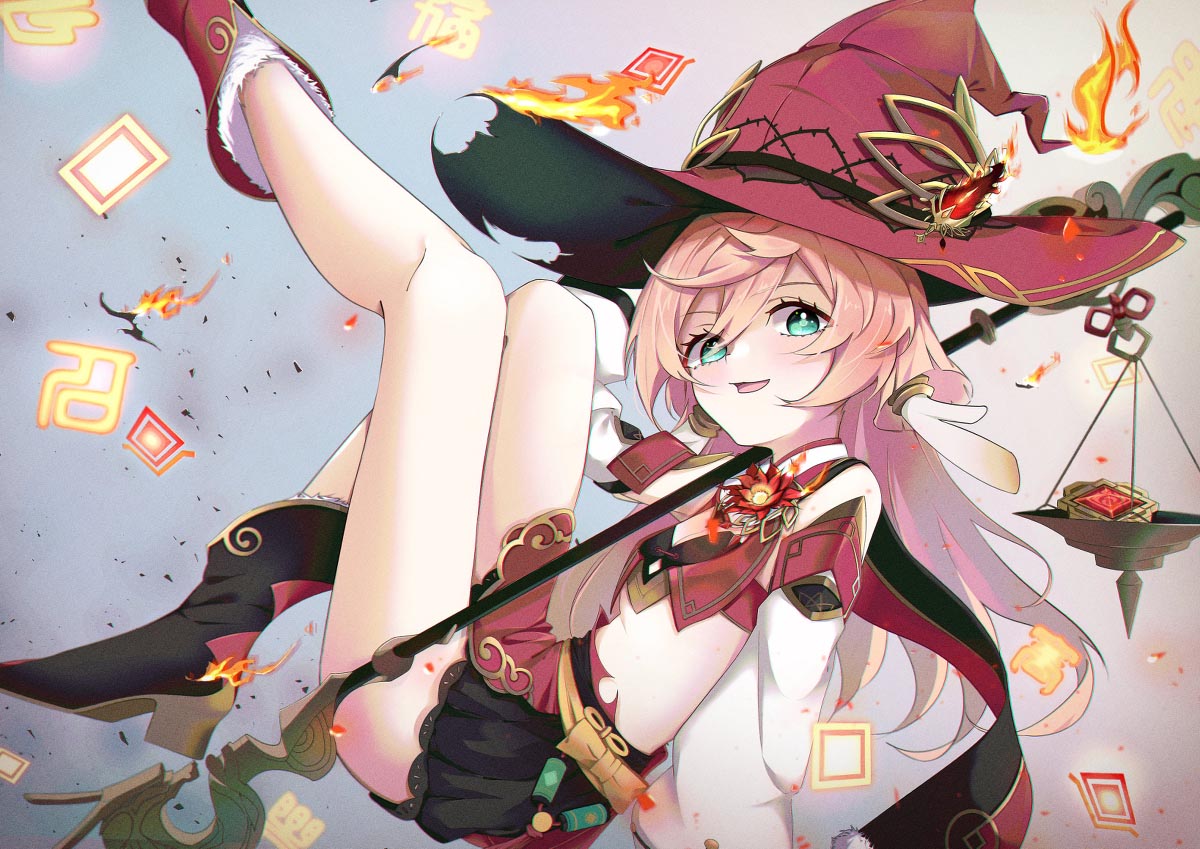 二次元美少女同人插画#早安原神【210519】