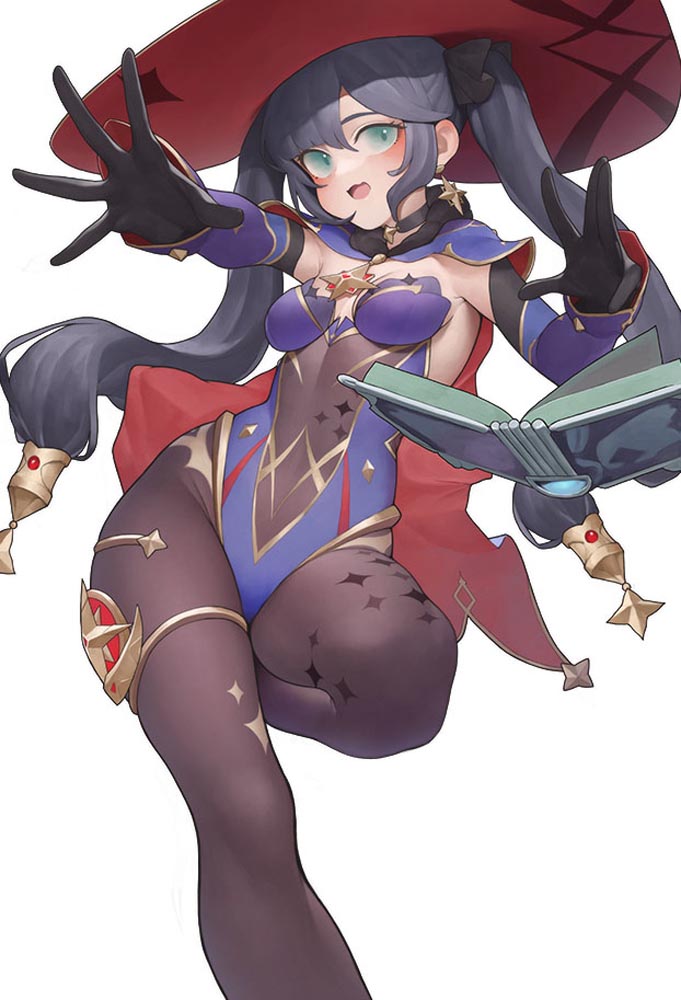 二次元美少女同人插画#午安原神【210519】