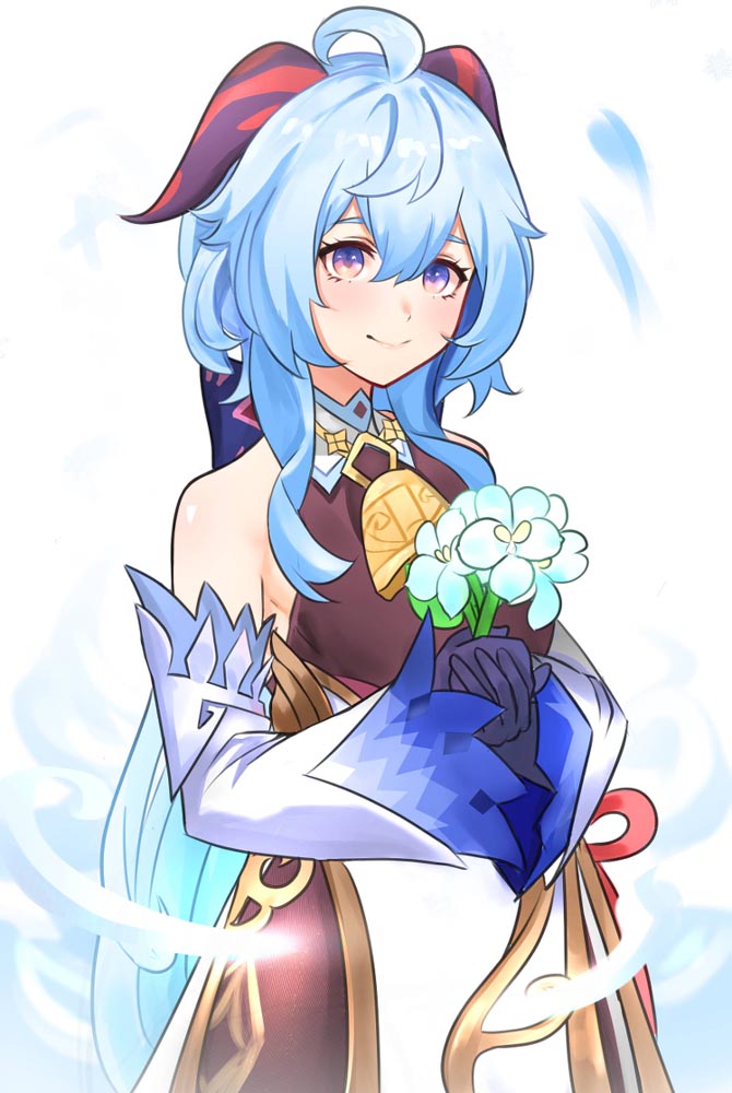 二次元美少女同人插画#晚安原神【210519】