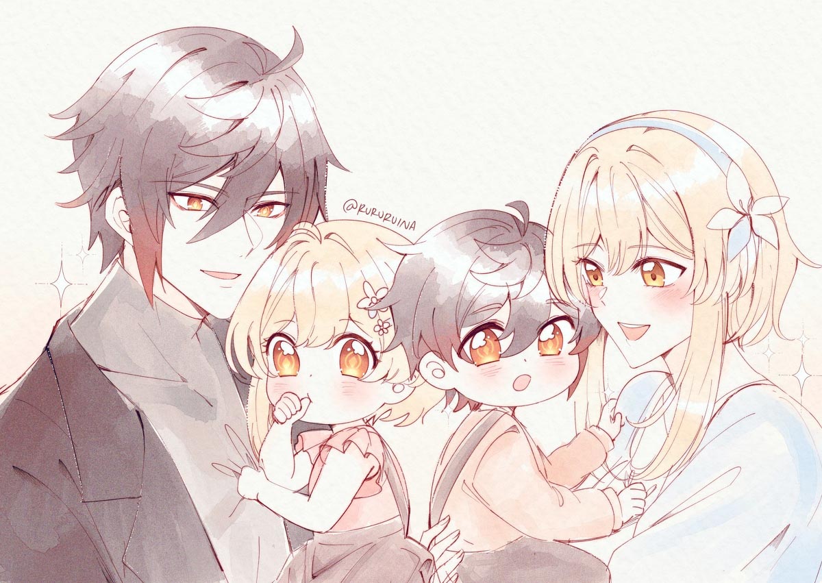 荧×钟离CP#P站插画精选#早安原神【210520】