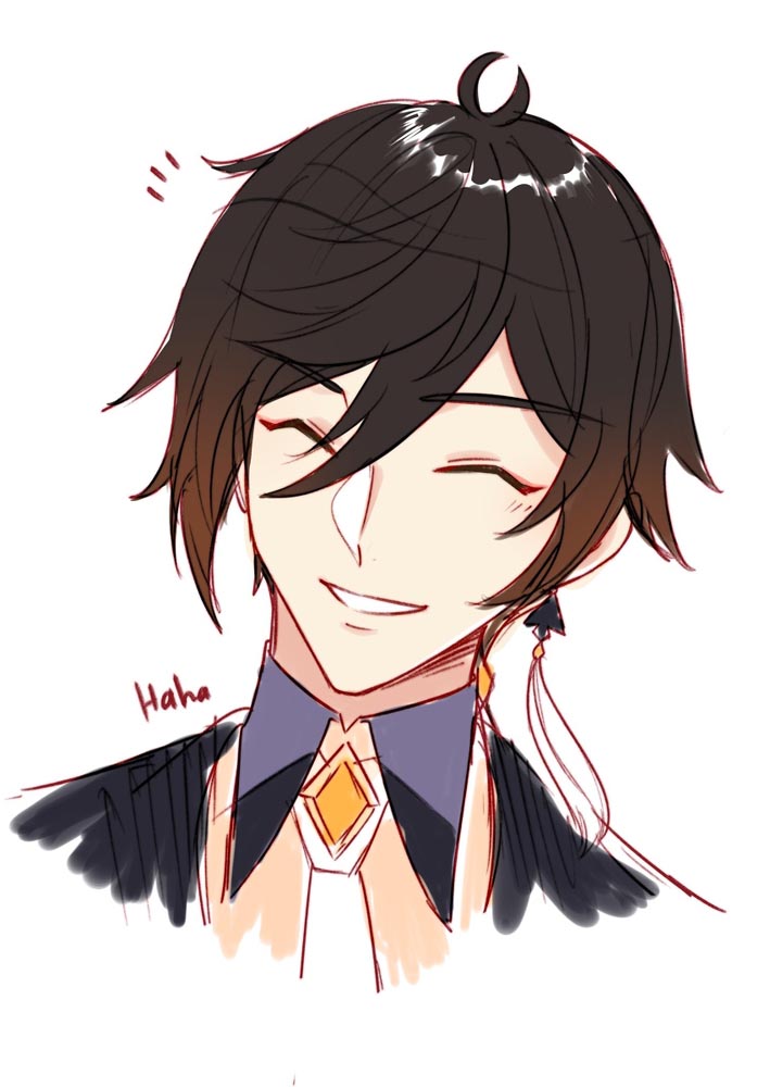 荧×钟离CP#P站插画精选#早安原神【210520】