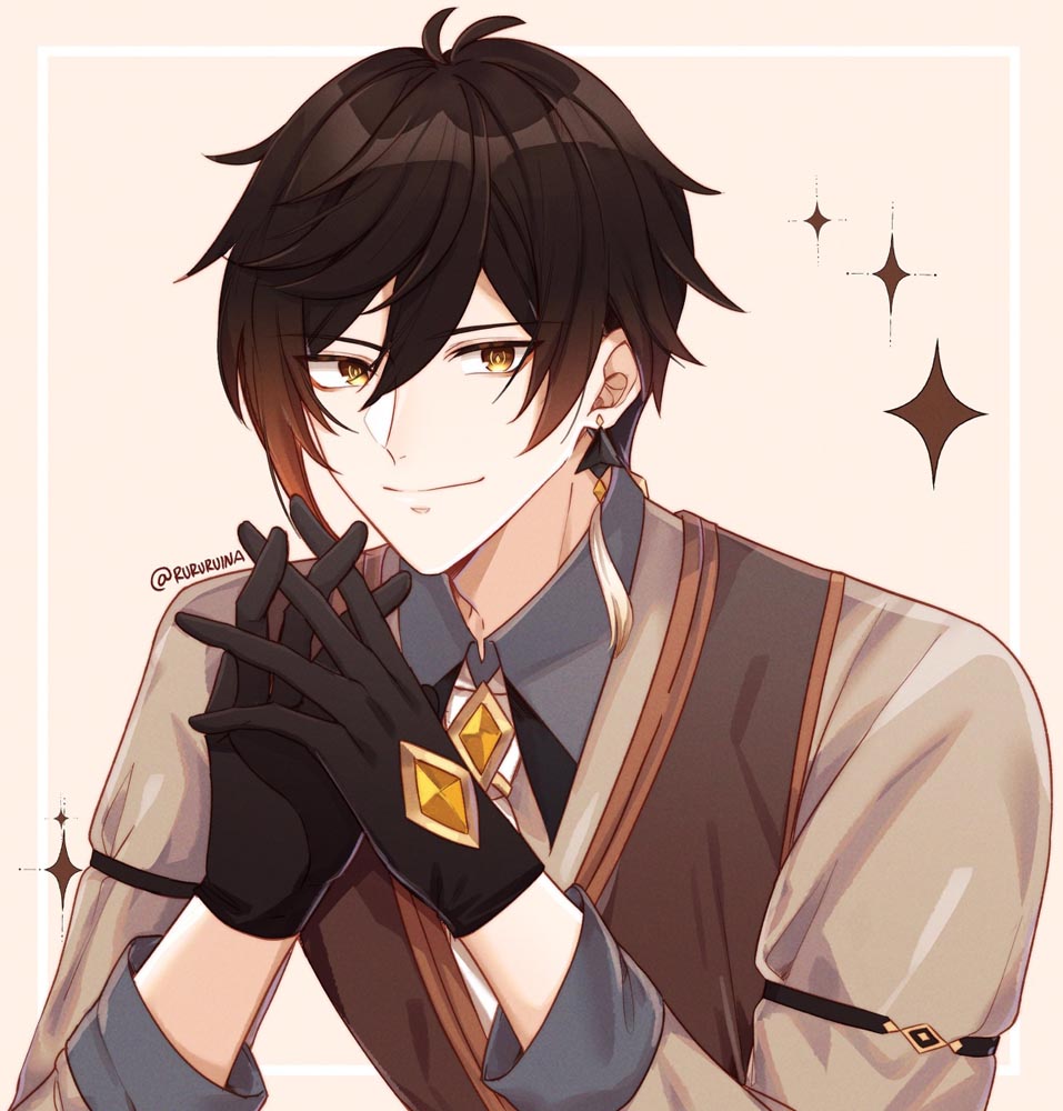 荧×钟离CP#P站插画精选#早安原神【210520】