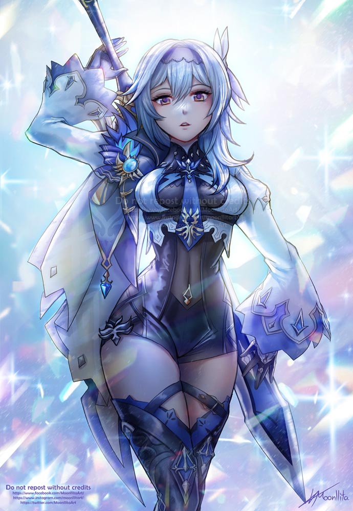 二次元美少女同人图#早安原神【210529】