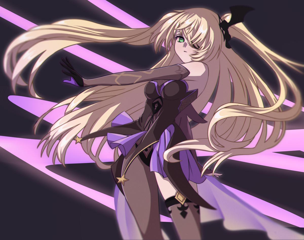 二次元美少女同人图#晚安原神【210602】