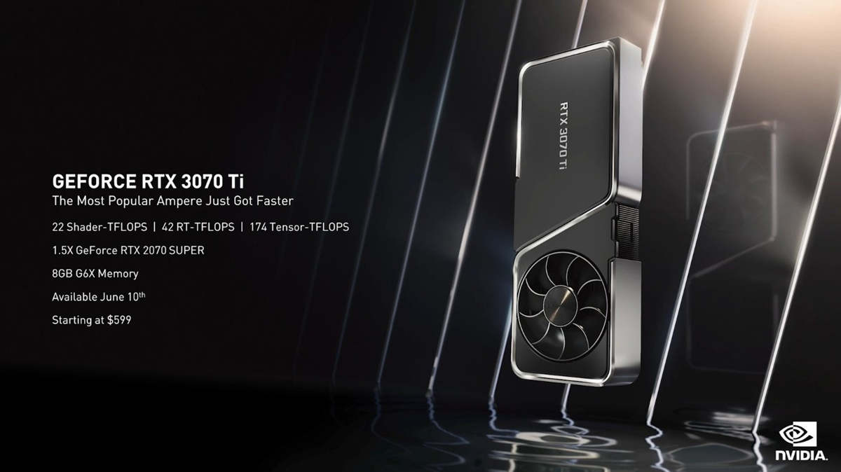 英伟达正式公布 RTX 3080Ti 和 RTX 3070Ti 显卡