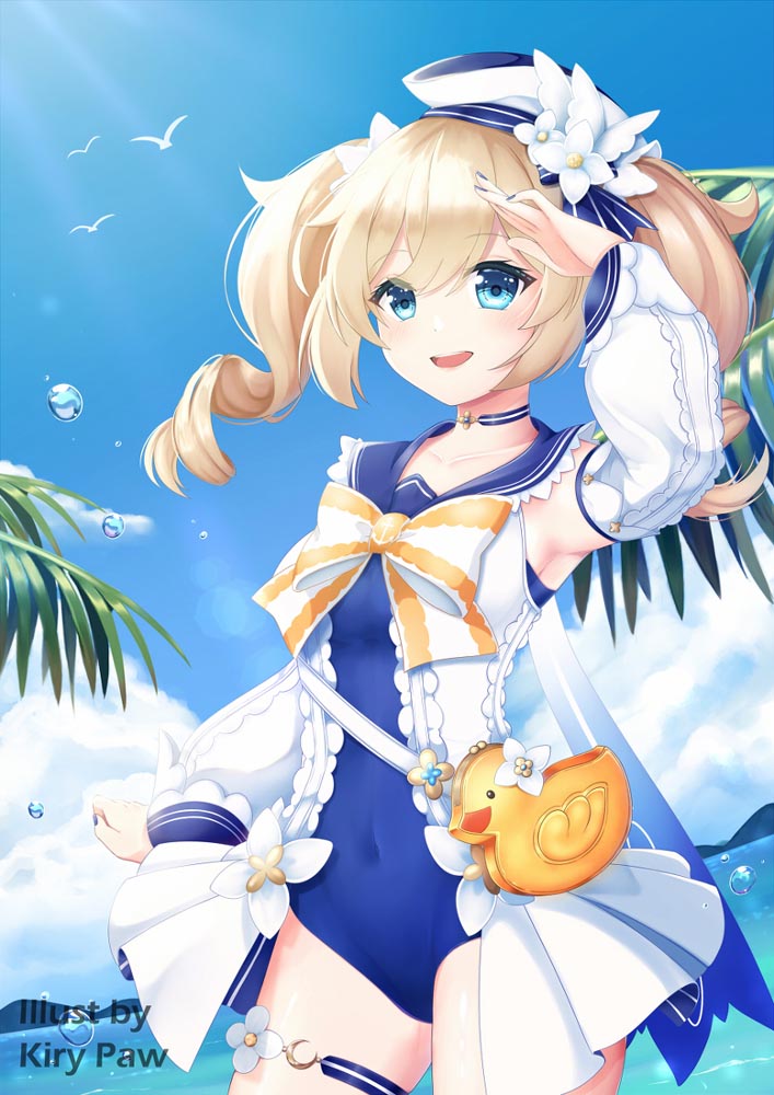 每日好图：二次元美少女#午安原神【210608】