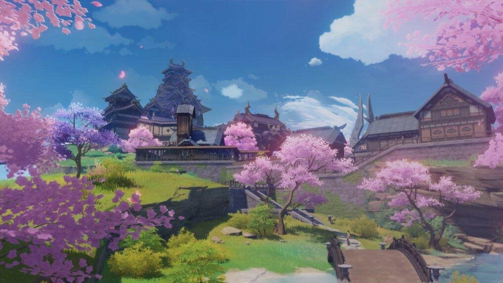 原神内鬼：稻妻大量新图曝光，包括雷神造型、稻妻地图等