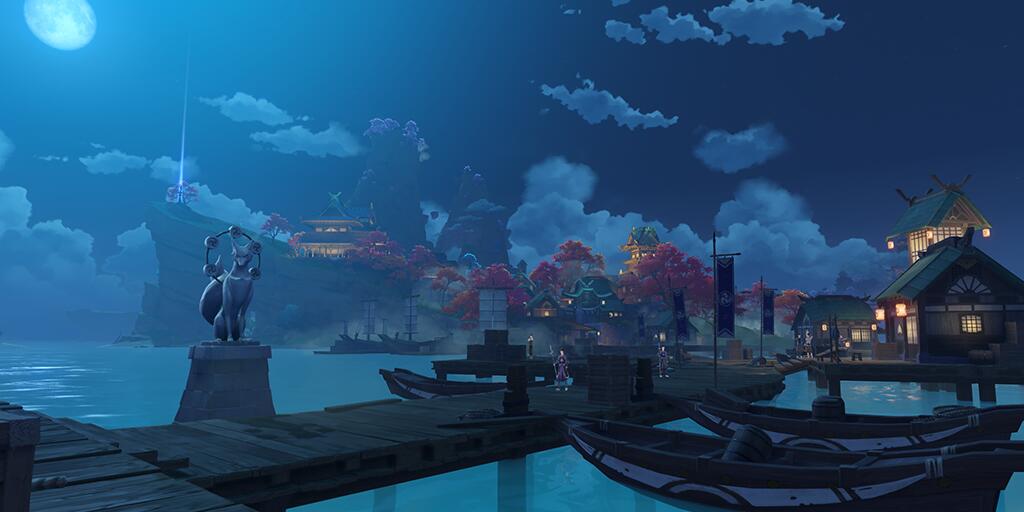 原神内鬼：稻妻大量新图曝光，包括雷神造型、稻妻地图等