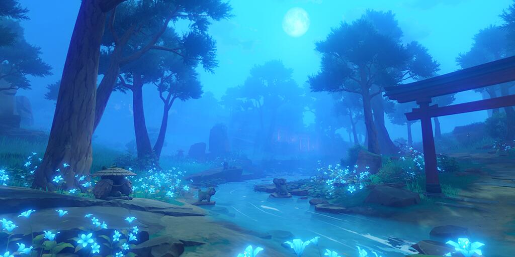 原神内鬼：稻妻大量新图曝光，包括雷神造型、稻妻地图等