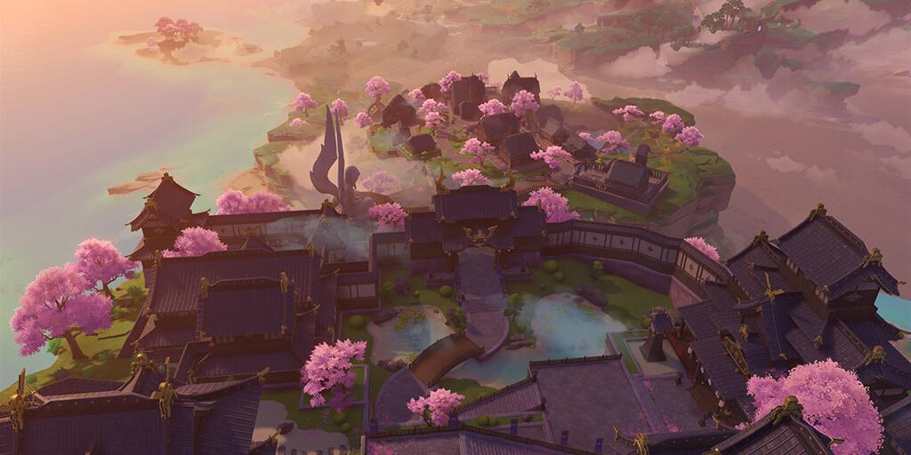 原神内鬼：稻妻大量新图曝光，包括雷神造型、稻妻地图等