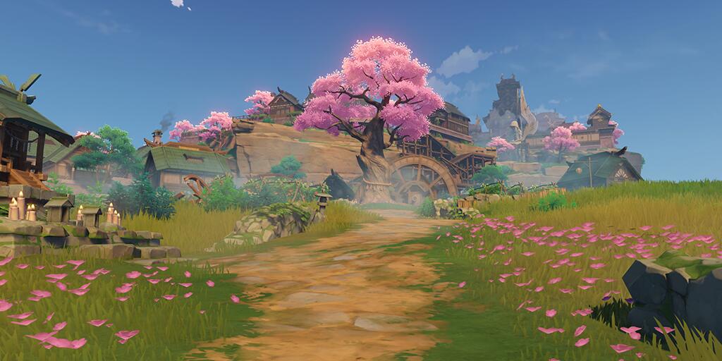 原神内鬼：稻妻大量新图曝光，包括雷神造型、稻妻地图等