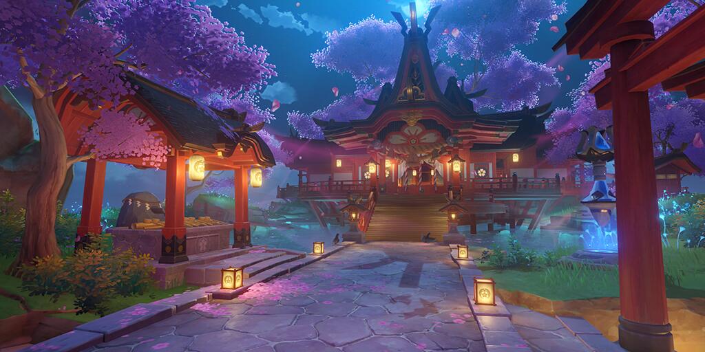 原神内鬼：稻妻大量新图曝光，包括雷神造型、稻妻地图等