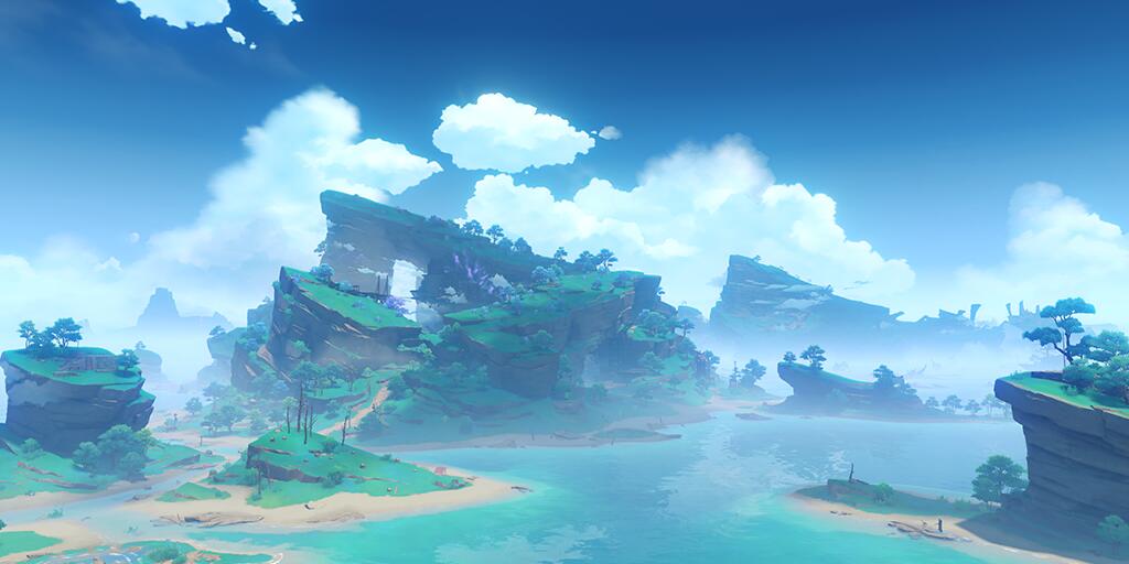 原神内鬼：稻妻大量新图曝光，包括雷神造型、稻妻地图等