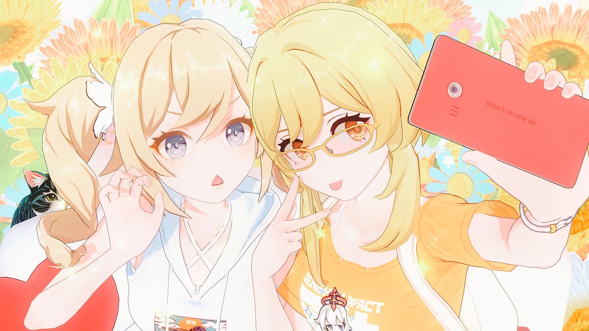 二次元同人美图精选#早安原神【210615】