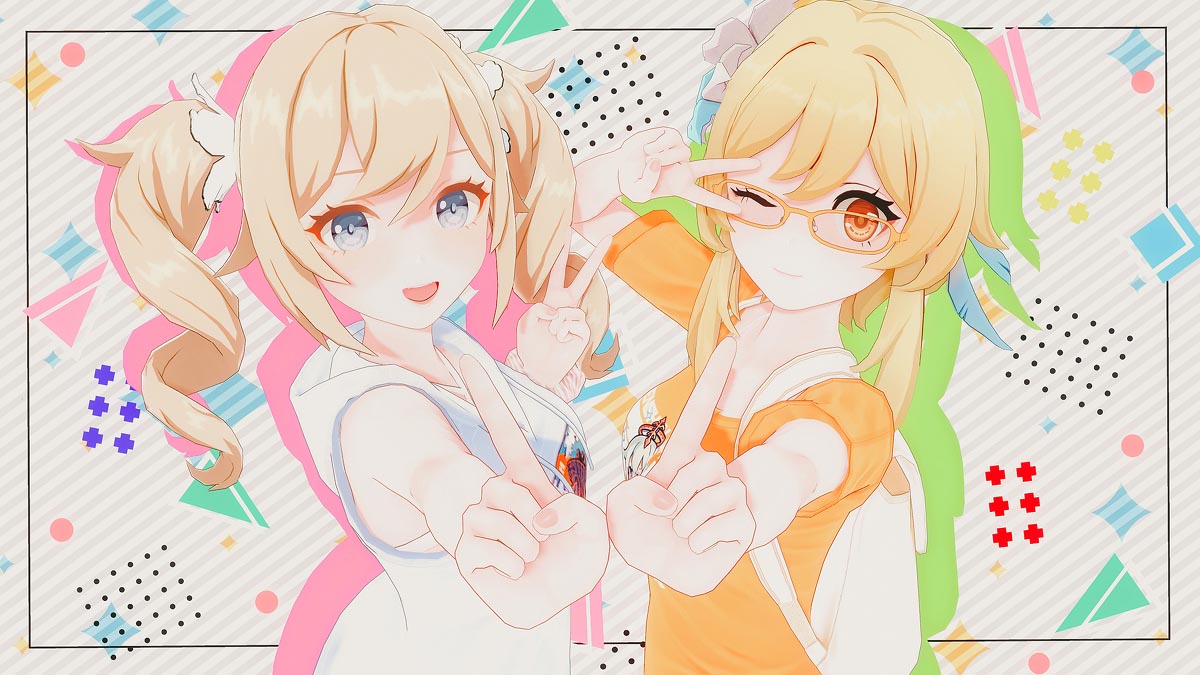 晚安原神#二次元美少女同人图【210618】