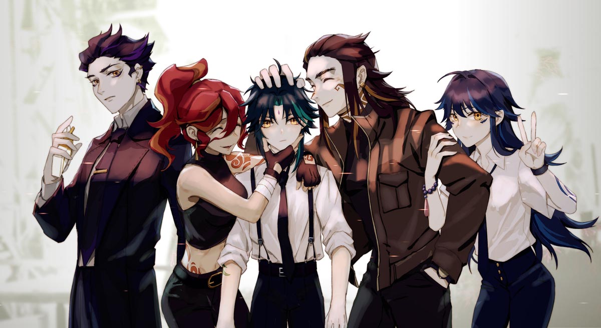 晚安原神#二次元美少女同人图【210618】