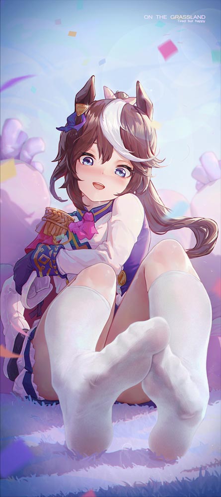 每日好图：二次元足控美图#白丝裸足捆绑拘束【画师ICECAKE】