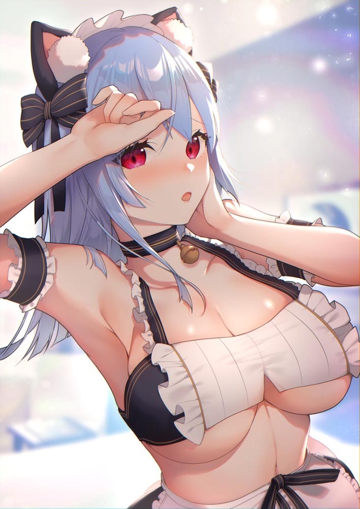 每日好图：二次元美乳美胸美女图集#Pixiv【画师：夏鈴糖】