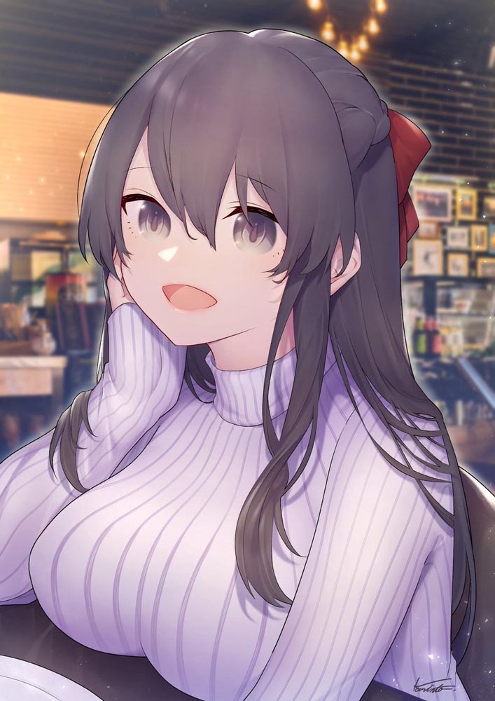 每日好图：二次元美乳美胸美女图集#Pixiv【画师：夏鈴糖】