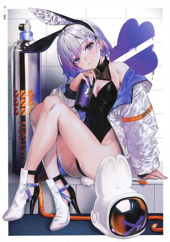 每日好图：兔女郎插画集[GAKAKU (よろず)] へそ×バニー ​​​