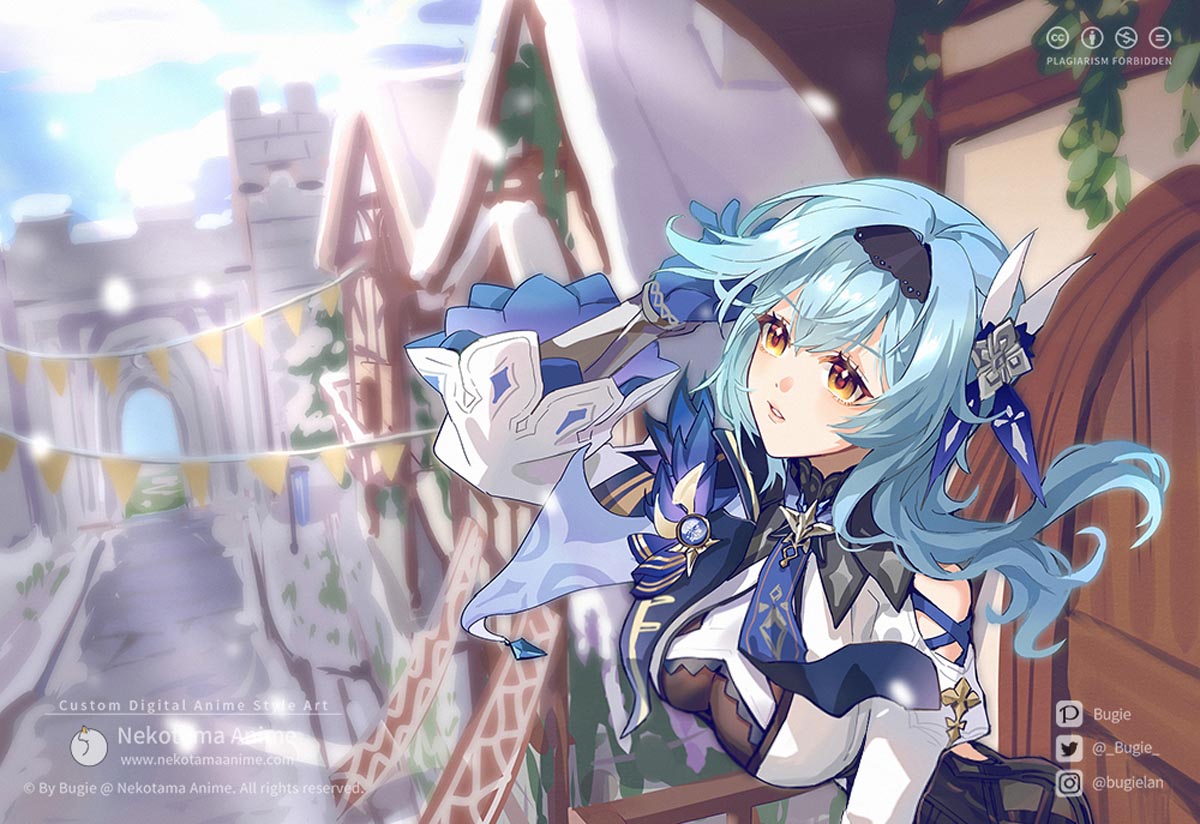 午安原神#二次元同人图【210621】