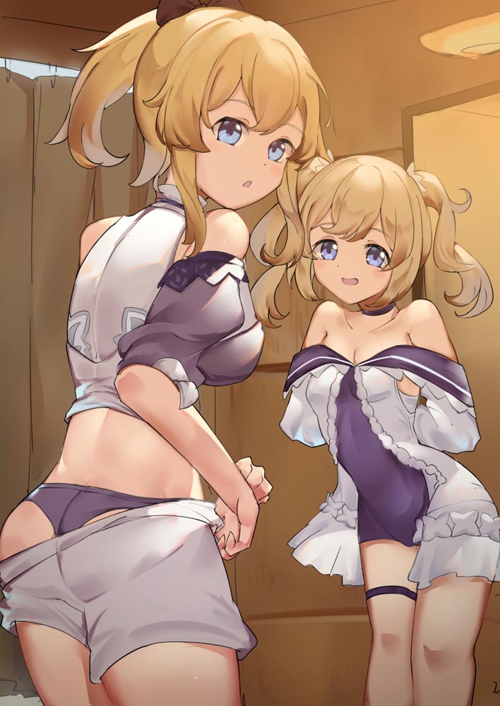 P站二次元美少女插画#晚安原神【210625】