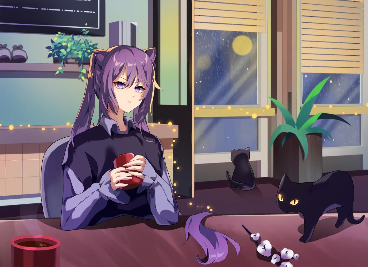 P站二次元美少女插画#早安原神【210626】