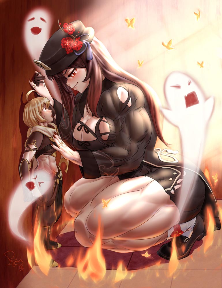 P站二次元美少女插画#晚安原神【210626】