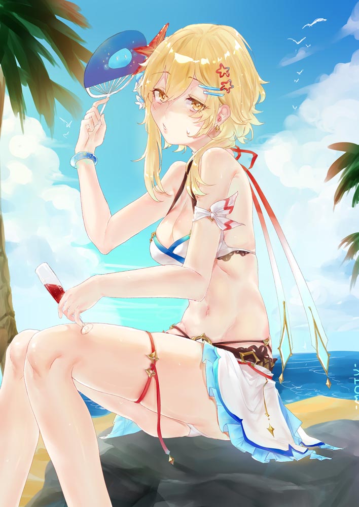 P站二次元美少女插画#晚安原神【210626】