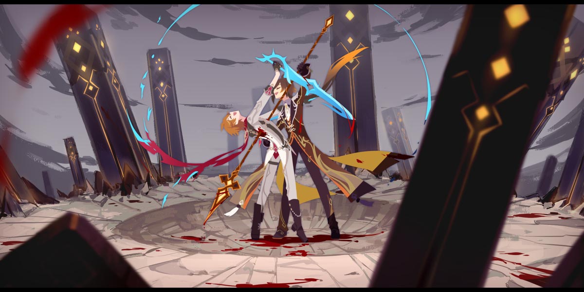 P站二次元美少女插画#晚安原神【210626】