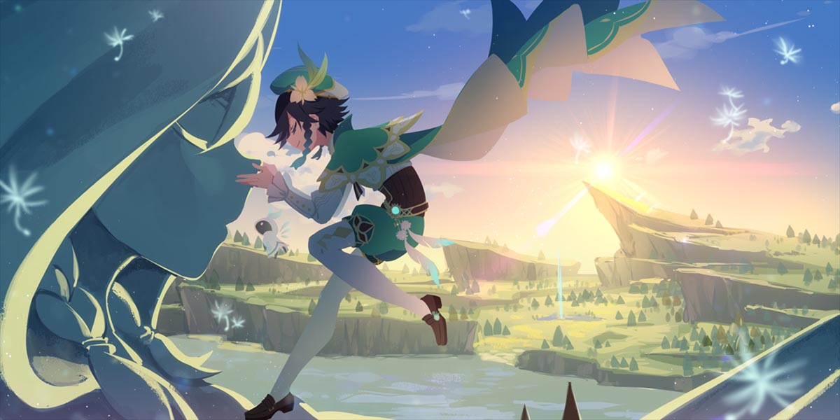 P站二次元美少女插画#晚安原神【210626】