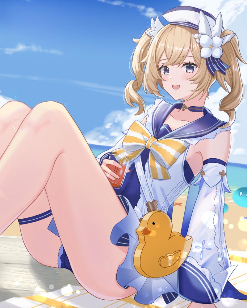 P站二次元美少女插画#早安原神【210627】