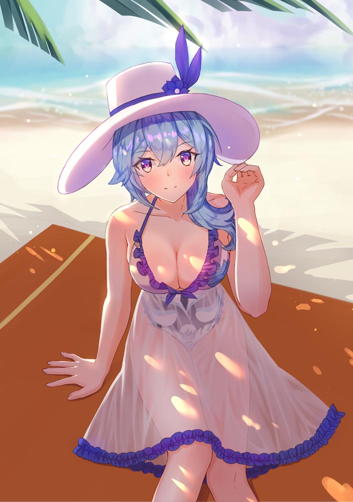 P站二次元美少女插画#晚安原神【210627】