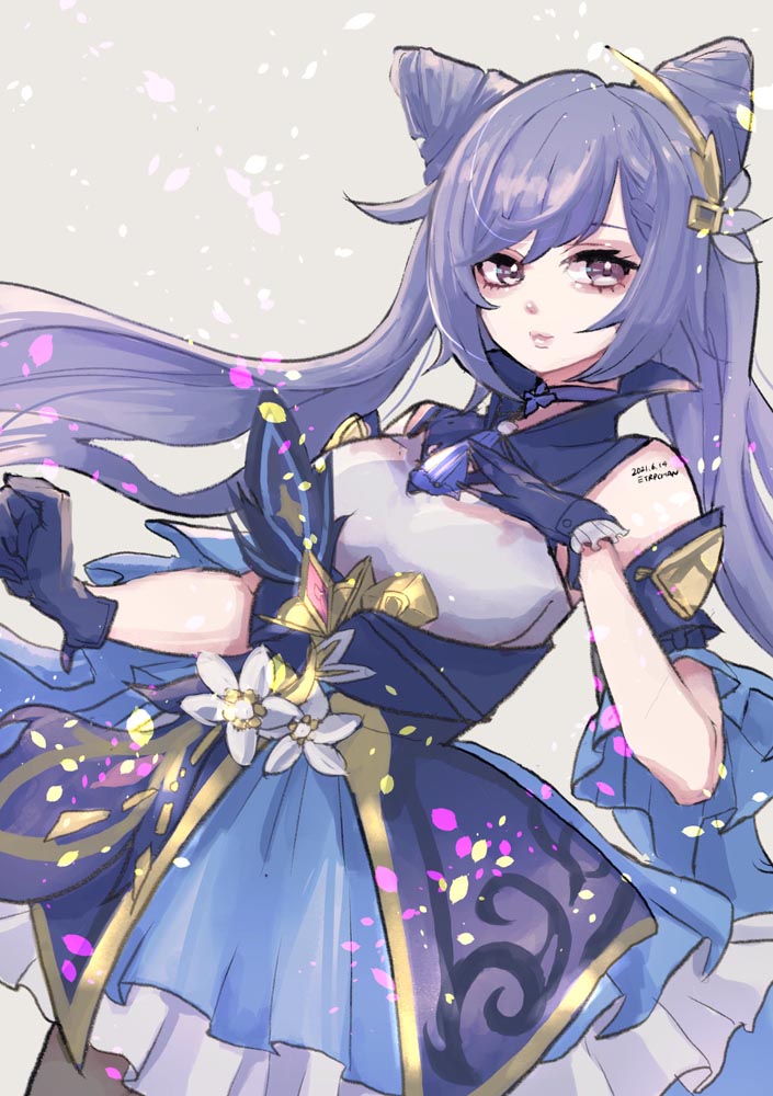 P站二次元美少女插画#晚安原神【210627】