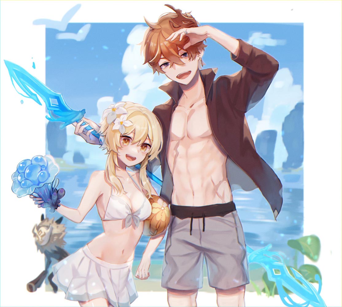 原神同人福利美图#午安原神【210628】