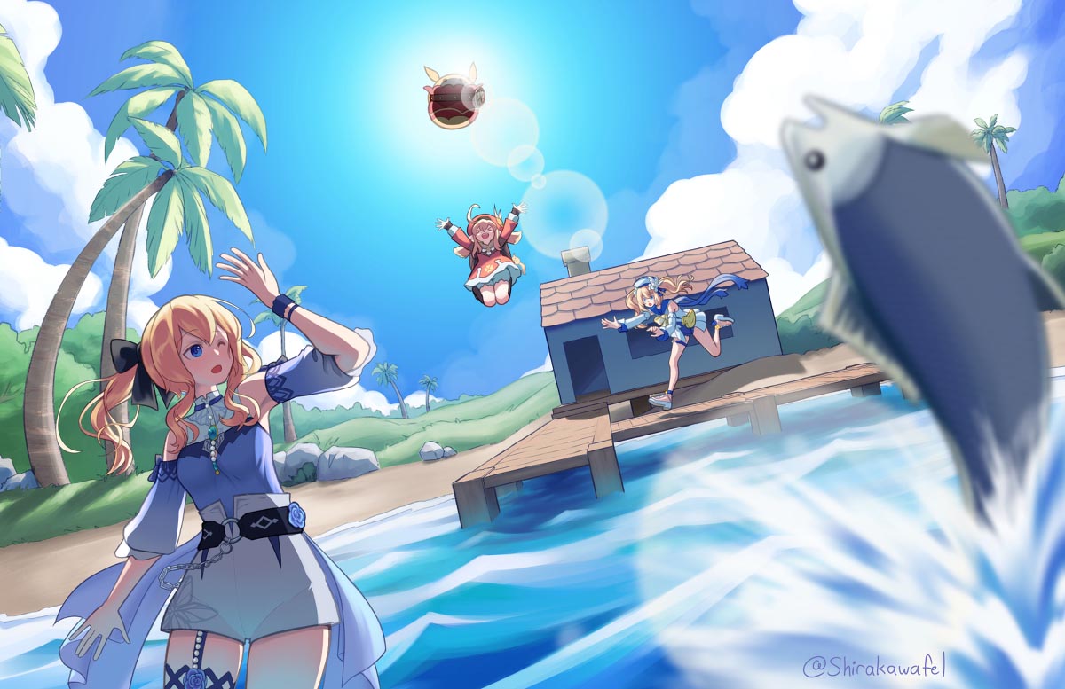 原神同人福利美图#晚安原神【210630】