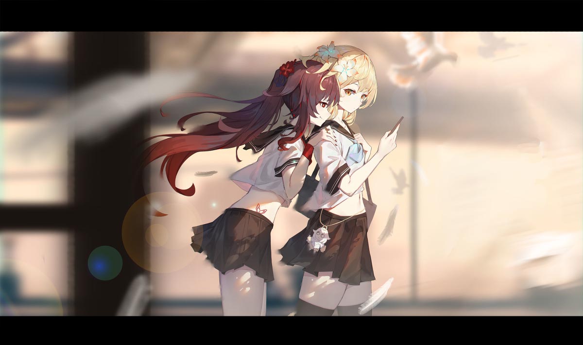 二次元美少女同人本子#晚安原神【210702】