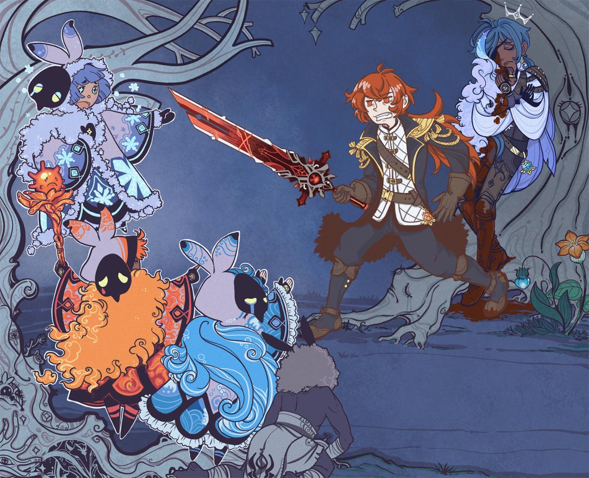 早安原神#原神同人图精选【210703】