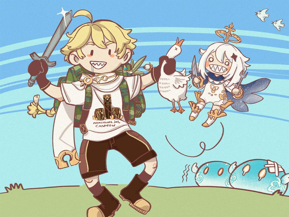 早安原神#原神同人图精选【210703】