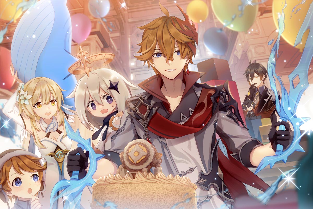 原神同人图精选#晚安原神【210730】