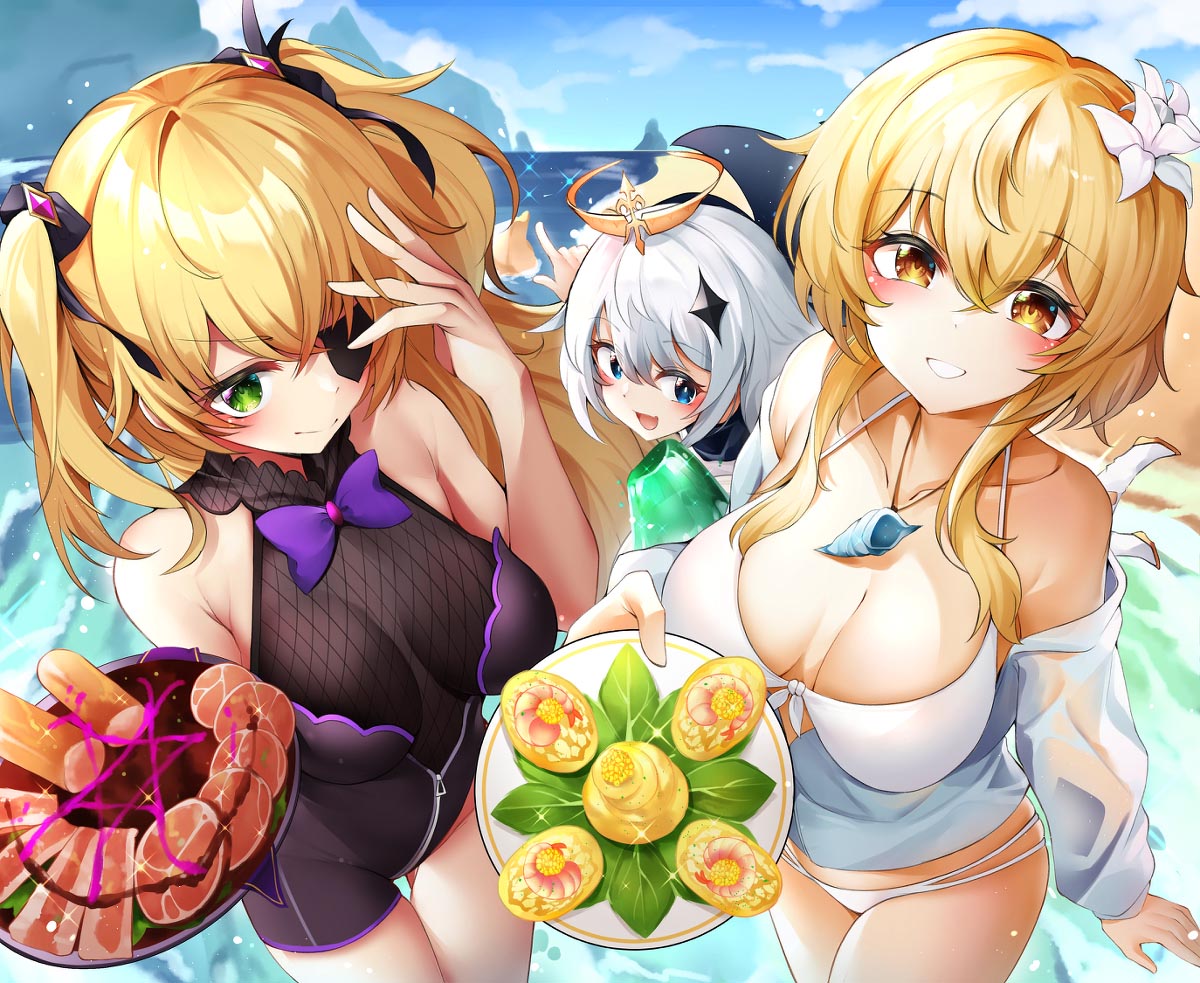 二次元同人插画#午安原神【210801】