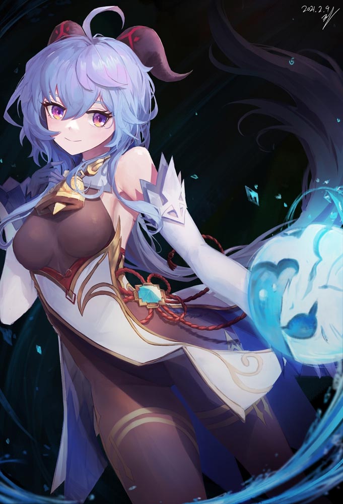 二次元同人插画#午安原神【210801】